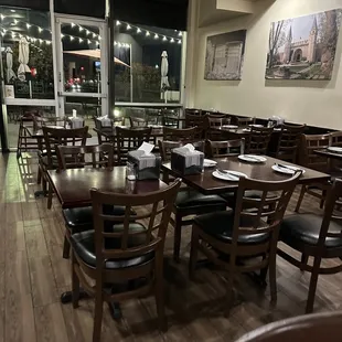 Empty? A lot if take outs though.