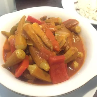 Okra Stew with Lamb