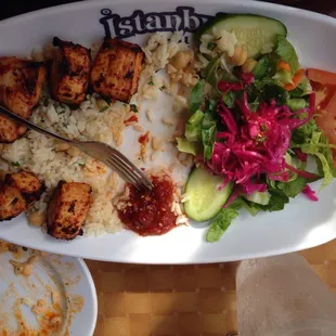 Chicken Kabob Plate