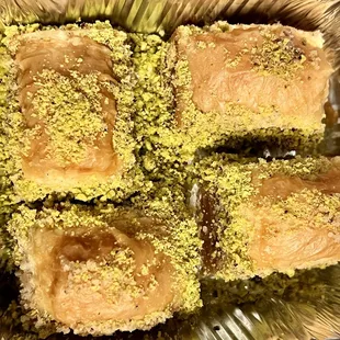 The most epically delicious baklava ever! And a nice healthy portion for the price.