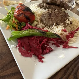 Lamb Kofta (Patties) Dinner