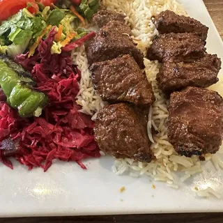 Beef Shish Dinner