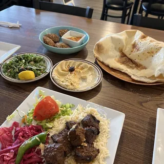Beef Shish Lunch