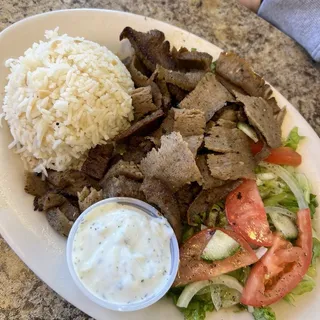 Lamb Shish Kebab Platter