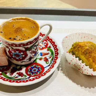 Turkish Coffee &amp; Pistachio Baklava