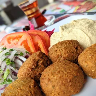 a plate of food