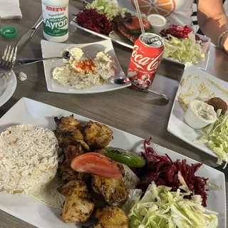 Adana Kebab Platter