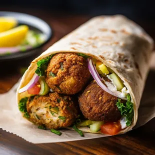 Falafel Wrap, Halal Restaurant Near Me