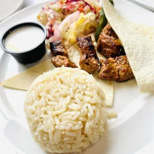 22. LAMB SHISH  lunch portion