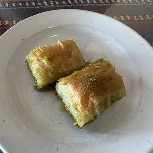 The baklava was divine!