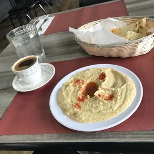 Hummus and Turkish Tea
