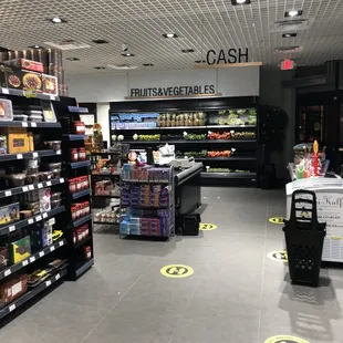 You pay up front. One cash register makes it feel like a quaint little market. Love it!!