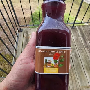 Ginger hibiscus juice