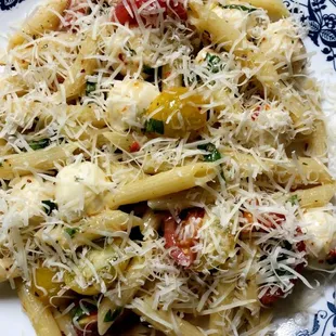 a pasta dish on a plate