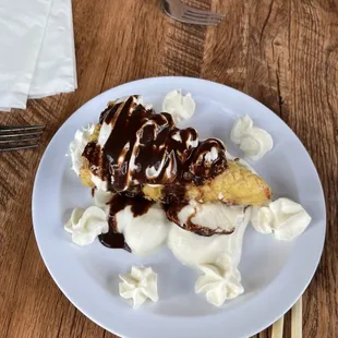 Tempura cheesecake