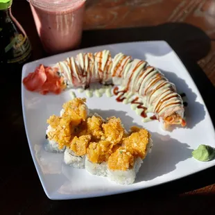 White River Roll and Spicy Spider Roll