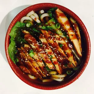 Teriyaki chicken udon
