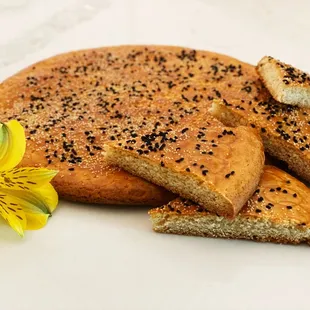 Sweet bread ( Roat) with black seeds/ white Poppy seeds