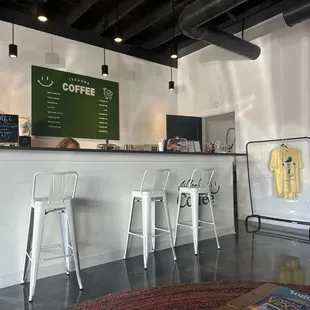 Coffee shop in yoga studio