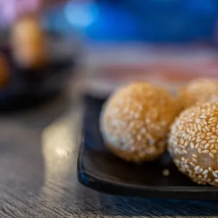 Red Bean Sesame Balls ($4)