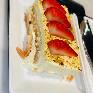 Strawberry tiramisu