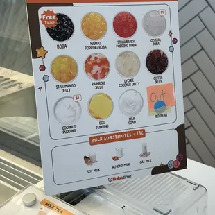 Boba option.