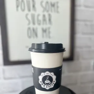 All lattes can be made hot or iced