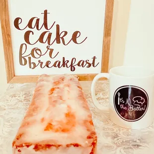 Our famous homemade pound cake!