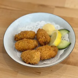 Kaki Furai (fried oysters)