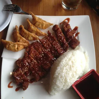 Katsu and Gyoza Combo