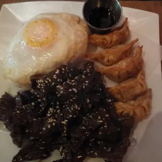 Beef and Gyoza Combo