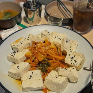 Jaeyook tofu kimchi