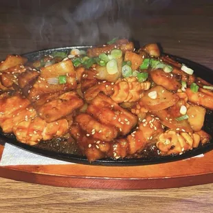 Stir Fried Squid &amp; Pork Belly