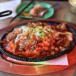 Spicy chicken cheese