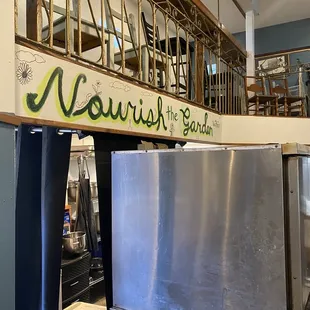 a stainless steel refrigerator