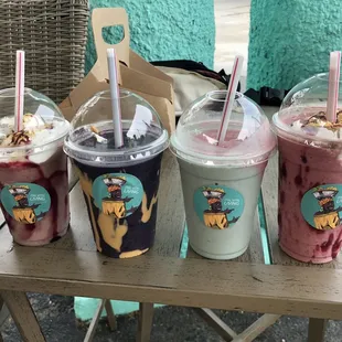 Strawberry short cake, PB&amp;J, and cotton candy!