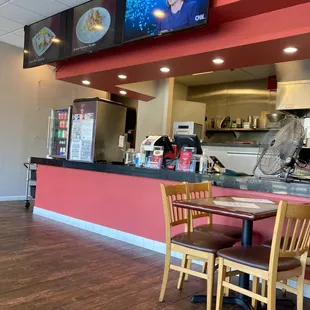 inside the restaurant