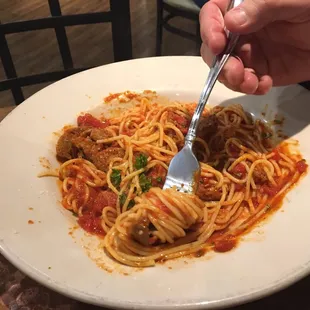 Italian Sausage Spaghetti