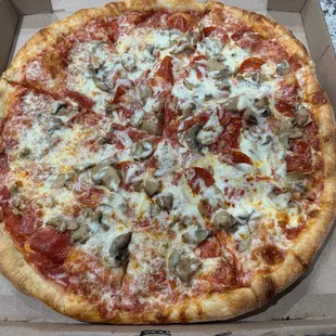 Pepperoni &amp; Mushrooms