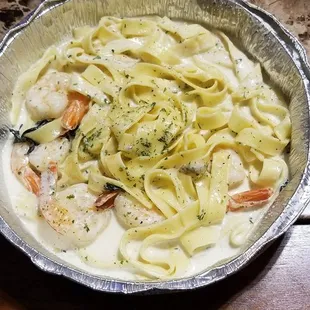 shrimp alfredo pasta