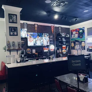 We have a bar with great selections of beers