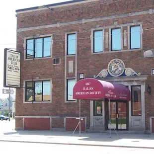 entrance to italian american society