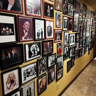 Hall of all the famous people who have dined here.