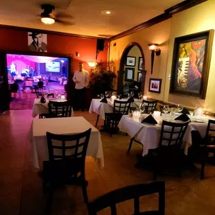 the dining room