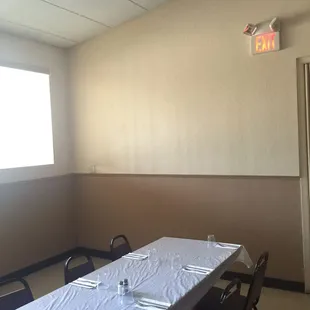 Left wall fishing bar area