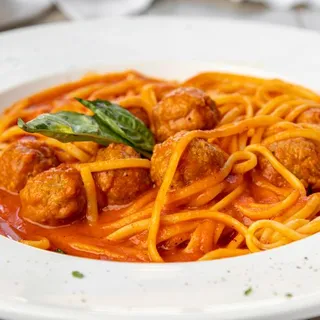 Linguine Meatballs