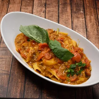 Homemade Pappardelle Campagnola