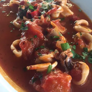 Spicy Sauted Calamari