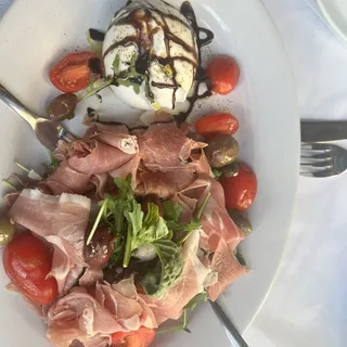 Burrata and Prosciutto