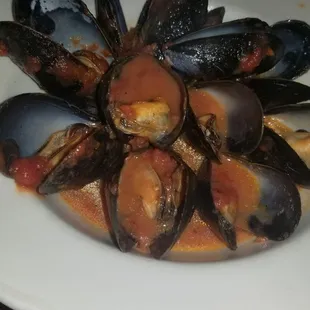Mussels marinara